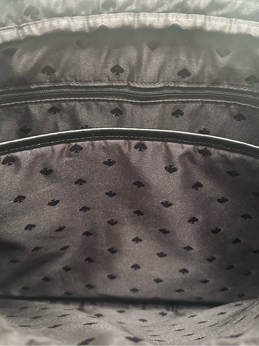 Kate Spade Jae Black Laptop Bag Crafted from Durable Nylon w/Beveled Spade Logo. - Picture 6 of 9